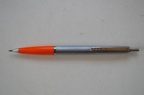VTG Rollerball Pen Luxor Classical Gentleman Orange Silver Refill Desk Office