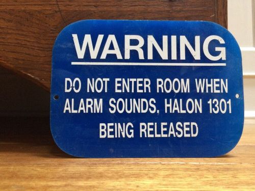 Warning Industrial Factory Vintage Sign