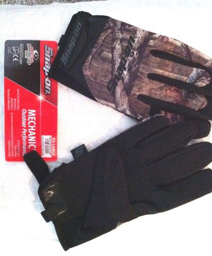 NEW  Snap-On Mossy Oak Mechanics Work Gloves XXL GLOVE601XX  OUTDOOR PERFORMANCE