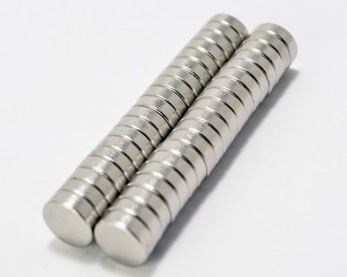 250 pcs STRONG MAGNETS - 9mm X 3mm disk shaped - N35 Neodymium - Rare Earth