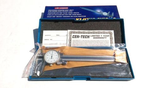New 0-6&#034; Stainless Steel Dial Caliper .001&#034;Shock-Proof SAE 4-Way MeasurementNew