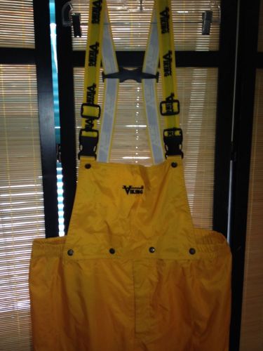 Viking Journeyman 4200 yellow all weather overalls Brave the elements size L
