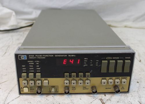 HP 8116A Pulse/Function Generator Agilent E41 AS-IS