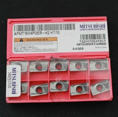 10pcs MITSUBISHI APMT1604PDER-H2 HTI10 Carbide Insert NEW free shipping