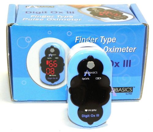 PROBASICS Digit Ox III Fingertip Pulse Oximeter