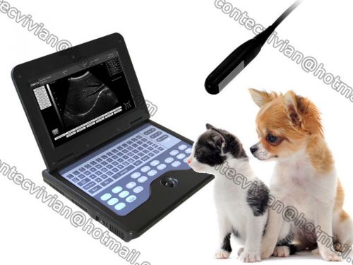 Portable CMS600P2 VET Veterinary ultrasound Scanner, 7.5MHZ Rectal Linear probe