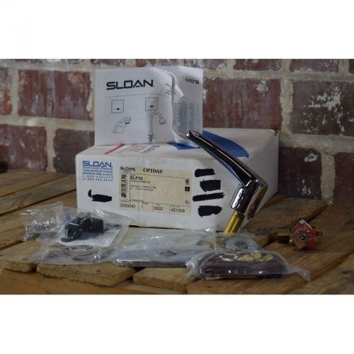 Sloan electronic lavatory faucet elf10 deck mount w/ el-1500-ll sensor for sale