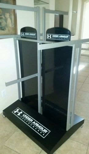 65&#034; Clothing Display Rack Under Armour Sporting Goods Clothing Rack Retail