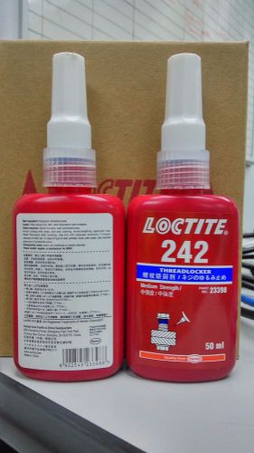 Loctite 242 medium strength threadlocker 50ml - 2 bottle - usa free shipping for sale