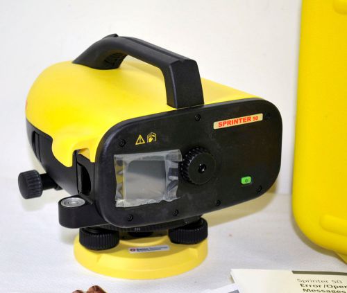 LEICA SPRINTER 50 (FEET DISPLAY) ELECTRONIC LEVEL FOR SURVEYING AND CONSTRUCTION