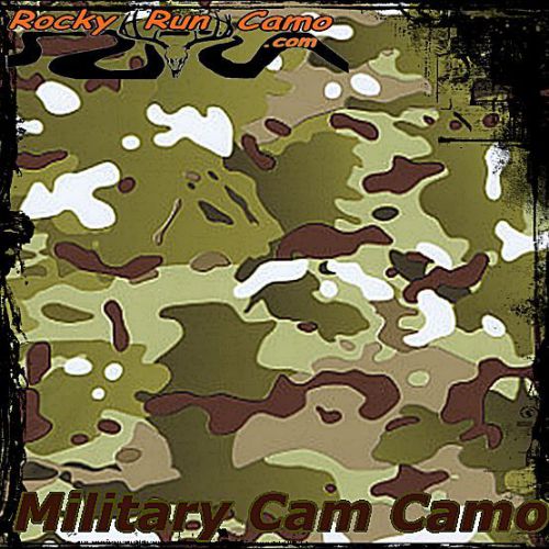 *NEW*Military Cam R.R.C.Camo Hydrographic water transfer Dip Kit Gun,Skull,auto