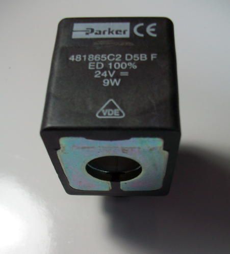 Parker LUCIFER High Frequency Solenoid Valve Coil, 481865C2 D5B, *NEW*