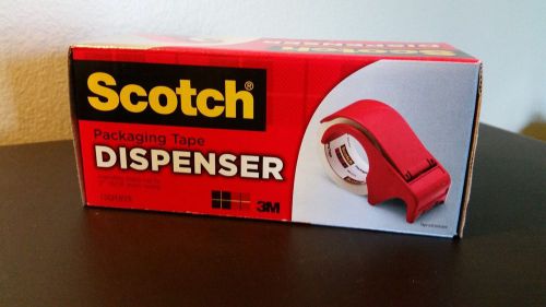 3M DP300RD Handheld Tape Dispenser, Holds 3&#034;Core/2&#034; W 60yds, Red