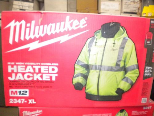 MILWAUKEE HEATED JACKET KIT 2347-XL M12 HI-VIZ