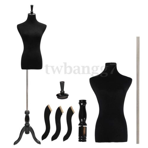 Woman Mannequin Torso Dress Maker Form Clothing Display W/Tripod Stand Brand New
