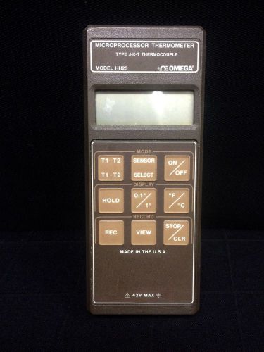 Omega microprocessor thermometer hh23 for sale