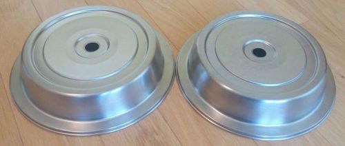 2 Vallrath 62314 Satin Finish 10-13/16&#034; Plate Covers Stainless Steel FREE SHIP