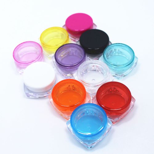 Cosmetic Makeup Jar Pot Eyeshadow Face Cream Lip Balm Container Sample Bottle
