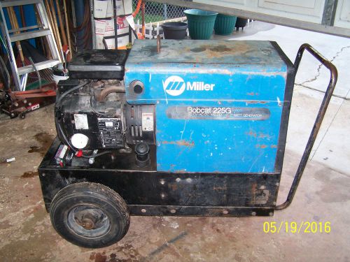 miller bobcat 225g plus cc/cv ac/dc welder 8000 watt welding power generator