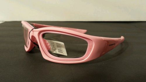Crossfire mp7 clear lens foam lined pink frame z87 24264af safety glasses for sale