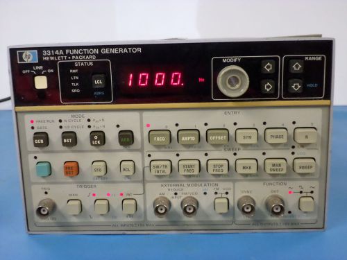 Hp hewlett packard 3314a function generator - tested for sale