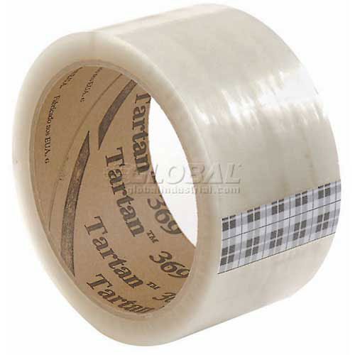Clear tape - new 1 roll 3m 369 tartan 1.88&#034; wide x 109 yds box carton packing for sale