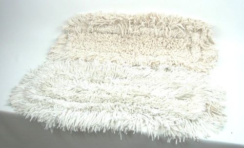 Set of 2 infinity twist dust mop heads size 18 institutional commercial type for sale