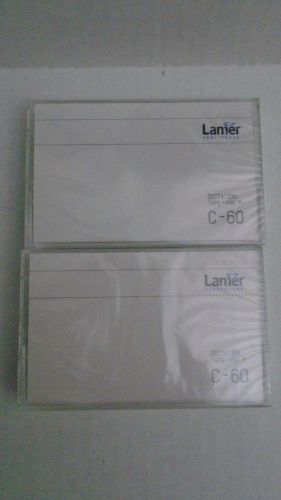 Lot Of 2 Lanier Healthcare Dictation Cassette Tape C-60