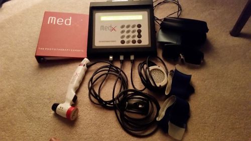 Medx 1100 Laser Cold Laser Therapy Laser with Accessories