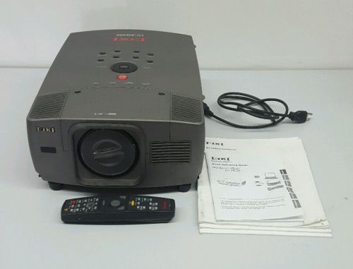 EIKI LC-XG200 VIDEO PROJECTOR WITH REMOTE MANUAL VGA COMPONENT