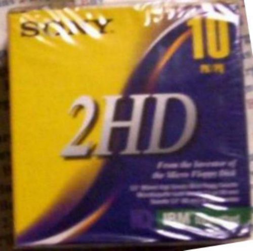 Sony  MFD-2HD Diskettes, 3.5&#034;, IBM Formatted - #43416-NIB-NR