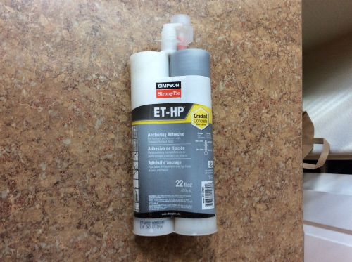 Simpson strong-tie et-hp 22 22oz epoxy anchoring adhesive for sale