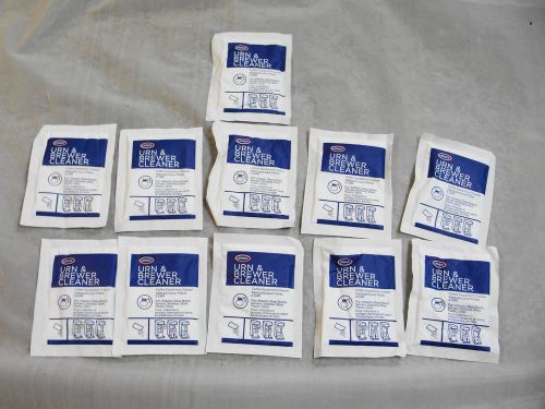 11 packets Urnex Urn &amp; brewer cleaner, each 1 oz.. size, all for 1 price