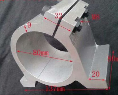 new 80mm diameter mount bracket Clamp for spindle motor top quality 8