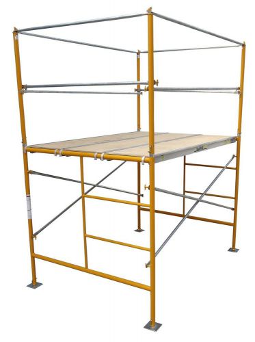 5&#039; stationary tower w basic safety rails - 5&#039; scaffold tower for sale