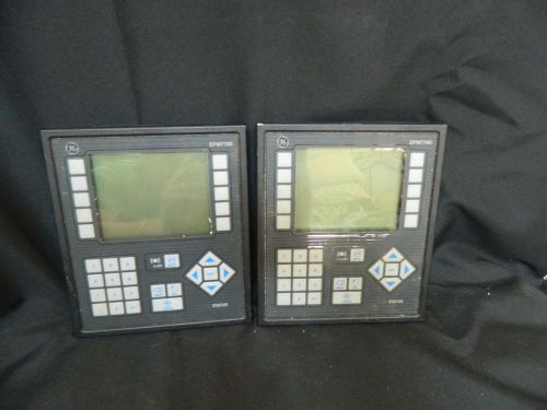 Set of two Power Measurement Operator Interface Panel MGT 7700 ION