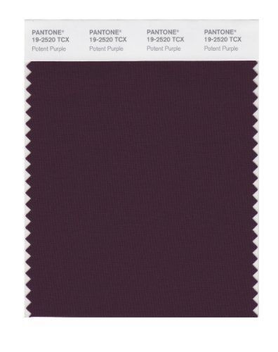Pantone smart 19-2520x color swatch card, potent purple for sale