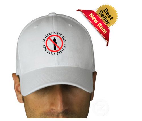 Best Item !!Travis Scott La Flame never Dies logo Caps White Hats Gift UNISEX