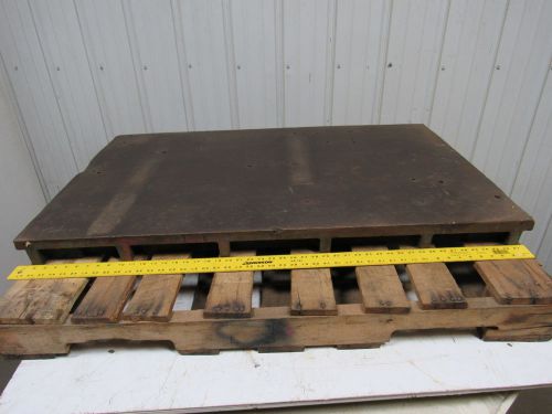 Vintage cast iron webbed back  surface plate 29-1/4&#034;x 48&#034;x 3&#034; for sale