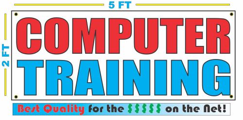 COMPUTER TRAINING Banner Sign NEW Larger Size Best Quality for the $$$