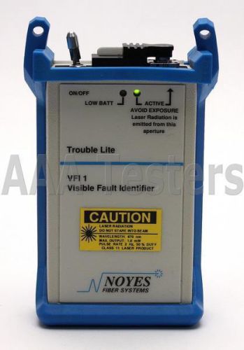 Noyes vfi 1 trouble lite fiber optic visible fault identifier vfi1 for sale