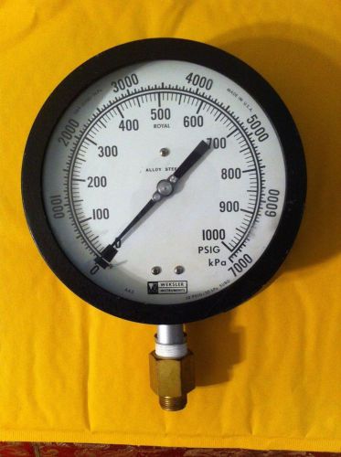 2 weksler pressure gauges... steam punk.... brass fittings... make offer!!!!! for sale
