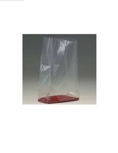 Bauxko 20 X 20 X 48&#034; 3mil Gusseted Poly Bags Clear 50 Pack