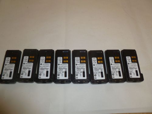 Eight OEM Motorola PMNN4406AR MotoTRBO XPR7550 XPR3500 XPR3300 Radio Batteries