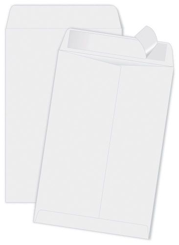 Quality Park Redi-Strip Catalog Envelope 6.5 x 9.5 Inches Box of 100 White (4...
