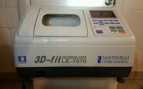 Santinelli 7070 PLBM Optical Edger Optician Optemetry W Blocker and Accessories