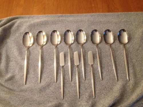 Corby Hall Flatware - Set of 8 Spoons &amp; 3 Butter Knives