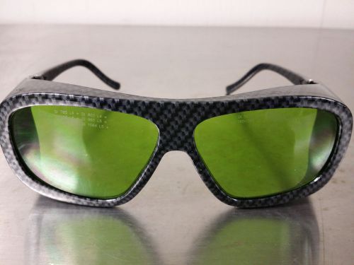 Laser components laser radiation protection glasses w/ padded case &amp; specs for sale