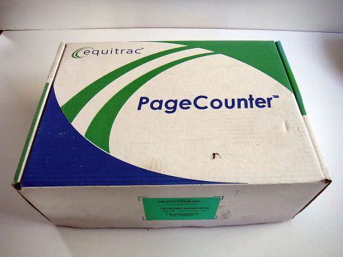 Equitrac pagecounter page counter control terminal pc1cfe00-x new nib for sale