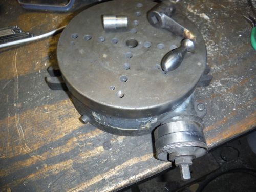Small older rotary table machinist tooling jig fixture mill grinding for sale